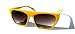 DELUX DEE LITE Vintage Retro 80's YELLOW Hip Hop New Wave Sunglasses / Mens and Womens (Similar-Looking to Emmanuelle Khanh Sunglasses)