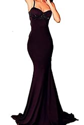 Mermaid Spring Summer Winter Sleeveless Polyester/Spandex Prom Dress/Maxi Dress 