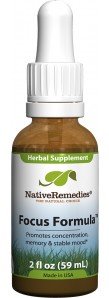 Native Remedies Focus Formula, 2 Fluid Ounce