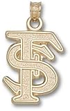 Florida State Seminoles Interlocked FS 3/4 Pendant - 14KT Gold Jewelry