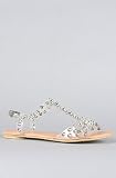 Jeffrey Campbell Shoes The Puffer Sandal in Clear and Silver - Shoes for Women