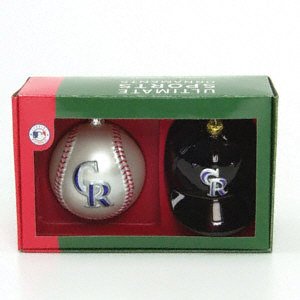 Buy Colorado Rockies Double Ornament Set by FansEdge