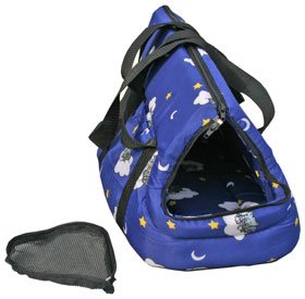 doggie carrier purses:Blue Nighty-Time Pet Carrier Fashion Bag Images