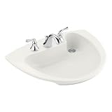 Bathroom Sink Drop In Self Rimming by Kohler - K-2098-4 in Almond