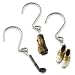 19th Hole Golf Shower Curtain Hooks ~Anita Phillips ~ Golfing