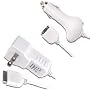 Apple iPod Video Classic Nano iPhone iPod Touch Power Pack (Car Charger & Travel Charger)with Av Cable