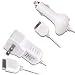 Apple iPod Touch 2G iPhone 3G iPod Nano4G Power Pack (Car Charger and Travel Charger)