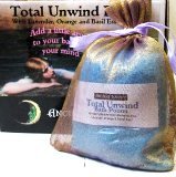 Dead Sea Salts - Total Unwind Bath Potion with Lavender, Orange & Sweet Basil. Add a little aromatic magic to your bath and enchant your mind & body with these heavenly fragrances 200g