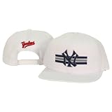 MLB Teams Retro White Flat Bill Snap Back Adjustable Baseball Hat - New York Yankees