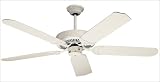Craftmade B5/42S - XX and C42AW Decorative 42 Interior Ceiling Fan in Antique White with Energy Star Rating