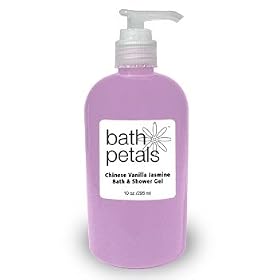 Bath Petals Chinese Vanilla Jasmine Body Wash 12 oz (354 ml)