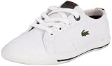 Lacoste Marcel UC Sneaker (Toddler/Little Kid),White/Brown,7 M US Toddler