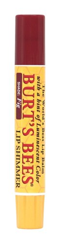 Burt's Bees Lip Shimmer, Fig, .09-Ounce Tubes (Pack of 4)
