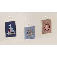 Nautical Nights Sailboat Wall Hanging Accessories by Sweet Jojo Designs