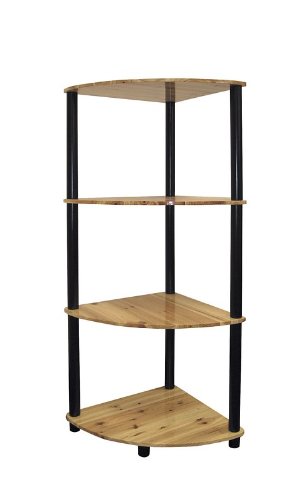 4-Tier Corner Bookshelf