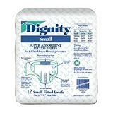 Dignity Adult Fitted Briefs for Full Protection, Large (45 In to 58 In), #26978 - 12 ea / Pack, 6 Packs / Case