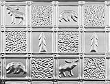 2' x 2' TIN CEILING PANEL GWEN'S CABIN BACKSPLASH NAIL UP-MILL