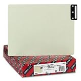 Smead 61635 Pressboard End Tab Guides, Vertical Metal Tabs, Blank, Letter, Green, 50/box