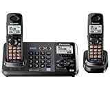 Panasonic 2 Line Dect 6.0 Itad 2 Hs Bluetooth Lighted Handset Keypad Belt Clip Intercom