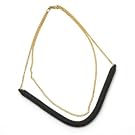 Black Spring Necklace by Hila Rawet Karni||RF10F