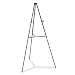 Quartet Aluminum Lightweight Telescoping Display Easel, Black Finish (51E)