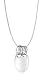 Silver Ladies P1487 Oval Pendant with Rings