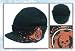 Gears of War Video Game Billed Beanie Hat Cap - Black OSFA Skull Logo