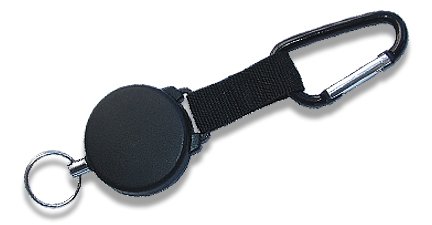 Heavy-duty retractable key chain reel 48 stainless cabl…