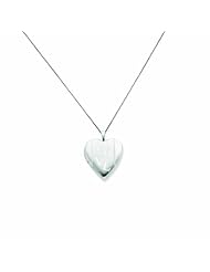 Genuine .925 Sterling Silver 20mm With Love Heart Locket 18 3.4 Grams. 100% Satisfaction Guaranteed.