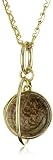 KARA by Kara Ross Resin Rotating Imprint Pendant Necklace, Copper Water Snake