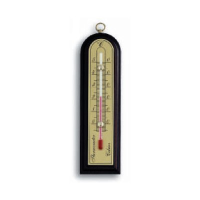 Traditional Analogue Indoor Oak Thermometer 12.1026.01
