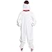 Silver Lilly Unisex Pajamas - Plush One Piece Cosplay Holiday Snowman Costume