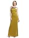 BCBGMAXAZRIA Women's Egeo Sequined Yoke Long Gown, Green Ochre, Medium