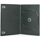 Slim single DVD - CD Album Case black 7mm with overwrap