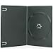 Slim single DVD - CD Album Case black 7mm with overwrap - 100 Pack