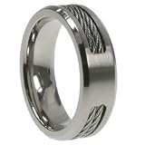 Titanium Ring Width: 7.5mm