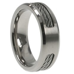 Titanium Ring Width: 7.5mm