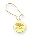 14K Baltimore Ravens Disc Logo Kidney Earrings
