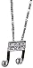 Musaica Musical Gift - Double 16th Note Necklace in Silver