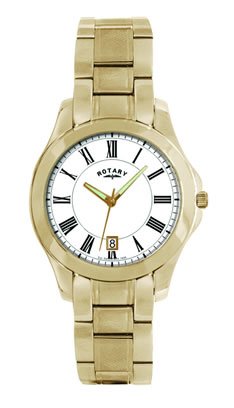 Rotary Ladies Gold Tone Watch LB02794-01
