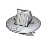 明工社 フロアコンセント 2コ用 15A 125V MD8534