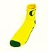 NCAA Oregon Ducks Men's Quarter Socks, Yellow