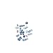 MLB Los Angeles Dodgers Team Logo Assortment Fathead Jr. Wall Decal