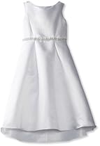 Hot Sale Us Angels Girls 7-16 The Elegant With High-Lo Hem, White, 8