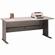 72in. Desk In Pewter Finish By Bush Furniture