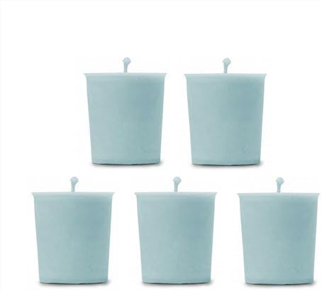Peppermint & Eucalyptus Soy Candle - 5 Pack of Soy Votive Candles
