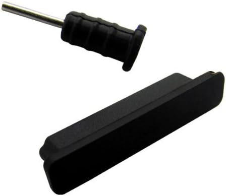 30 Pairs iPhone 4 / 4G / iPad / iPhone 3G / 3GS Headphone Port Dust Plug + Data Port Dust Plug Black