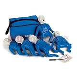 CPR Prompt (5 Pack) BLUE Infant Manikins w/50 Lung Bags, Nylon Carry Case & Tool - LF06050U