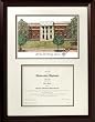 Sul Ross State University Graduate Framed Lithograph w/ Diploma Opening