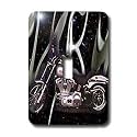 Light Switch Cover Picturing Harley-Davidson&reg; Motorcycle - single toggle switch